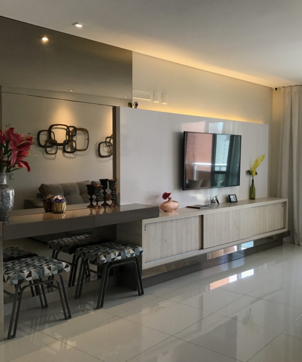 Edifício Soneto - Projeto 5Sense Arquitetura -Familia M. Barbosa - Sala de Estar - Executado - RMB1115 (5)