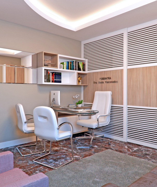 Consultório Psiquiátrico - CLÍNICA COSTA FILHO - AHGS1213 (RENDERS)